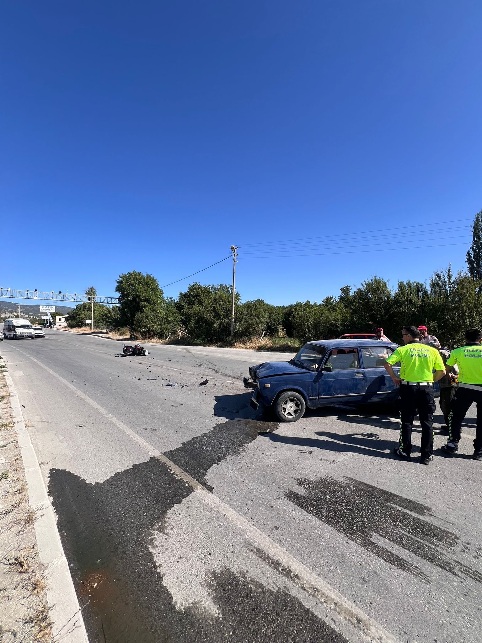 Burdur Gölhisar’da trafik kazası