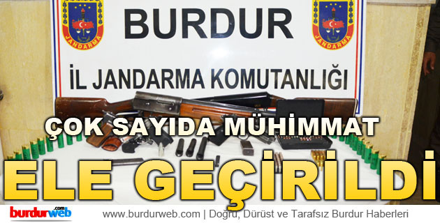 Çok Sayıda Mühimmat Ele Geçirildi