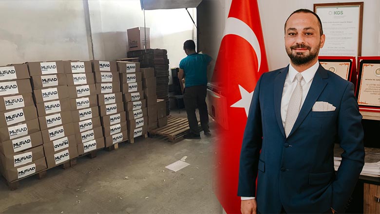 MUSİAD Başkanı Albayrak: “1250 erzak kolisi ulaştı”
