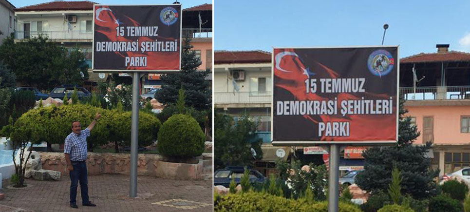 15 Temmuz Demokrasi Şehitleri ismini ilk Çavdır kullandı
