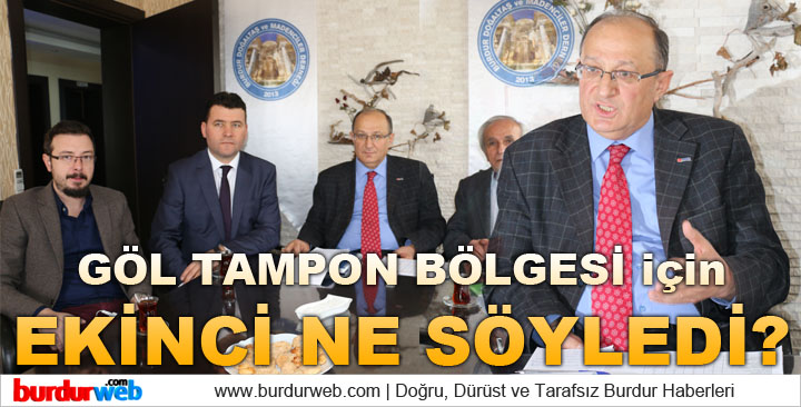 Göl Tampon Bölgesi İçin Ekinci Ne Söyledi?