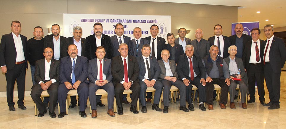 Burdur Esnaf Odalar Birliği Afyon’da toplandı