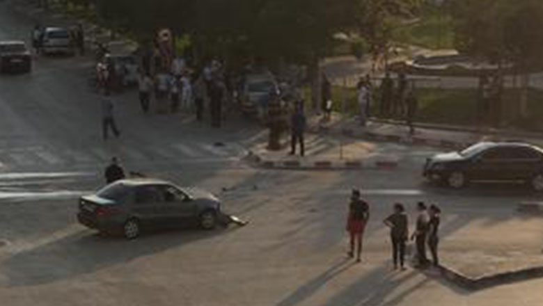 Güzelleştirme Caddesi’nde trafik kazası