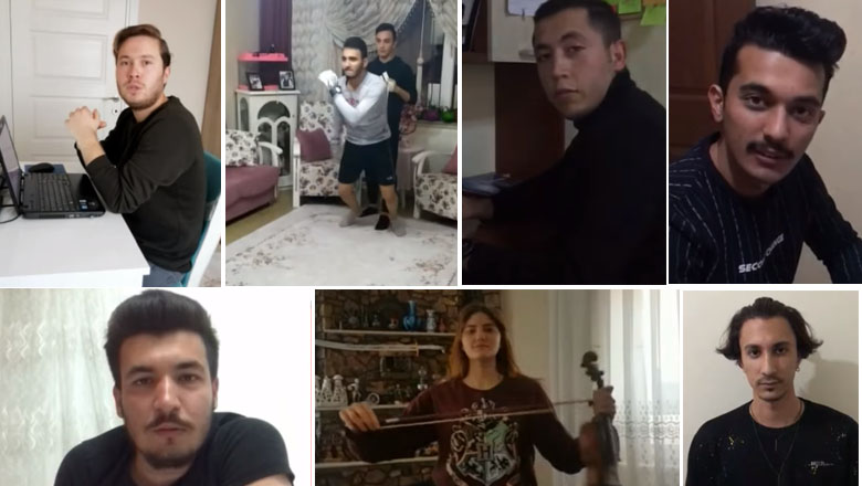Öğrencilerden evde kal çağrısı