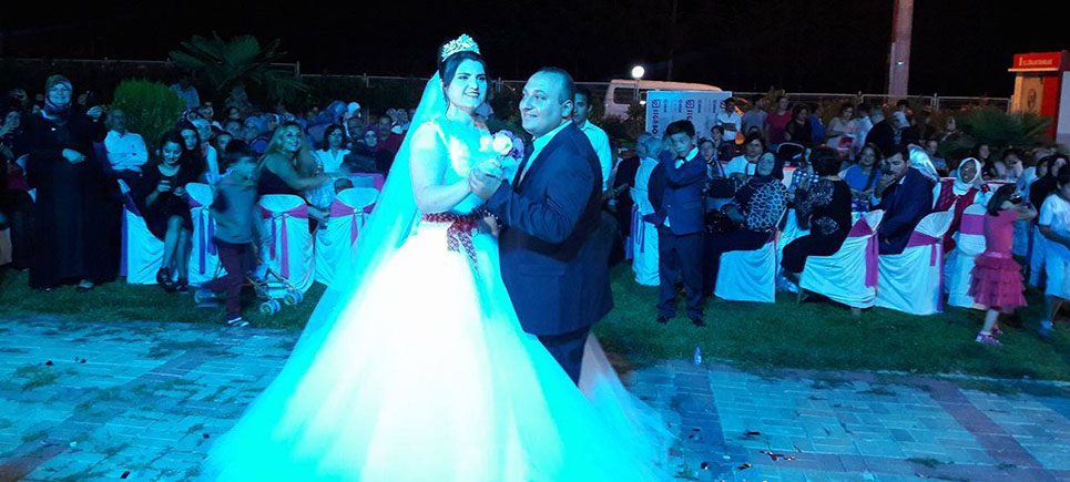Oğuzhan ve Fatma çiftinin mutlu günü