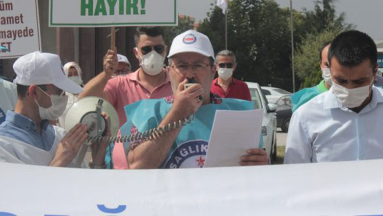 Burdur’da sağlık çalışanları “Artık yeter!” Dedi