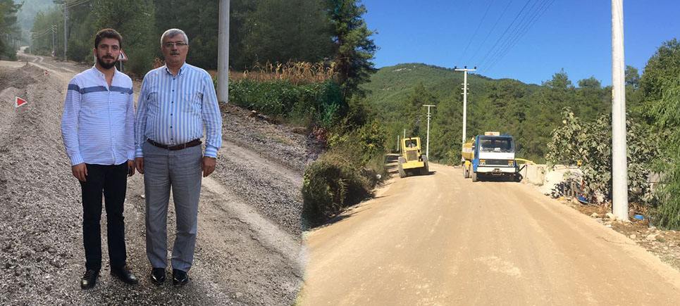 Milletvekili Özçelik, Sarıdere yolunu inceledi