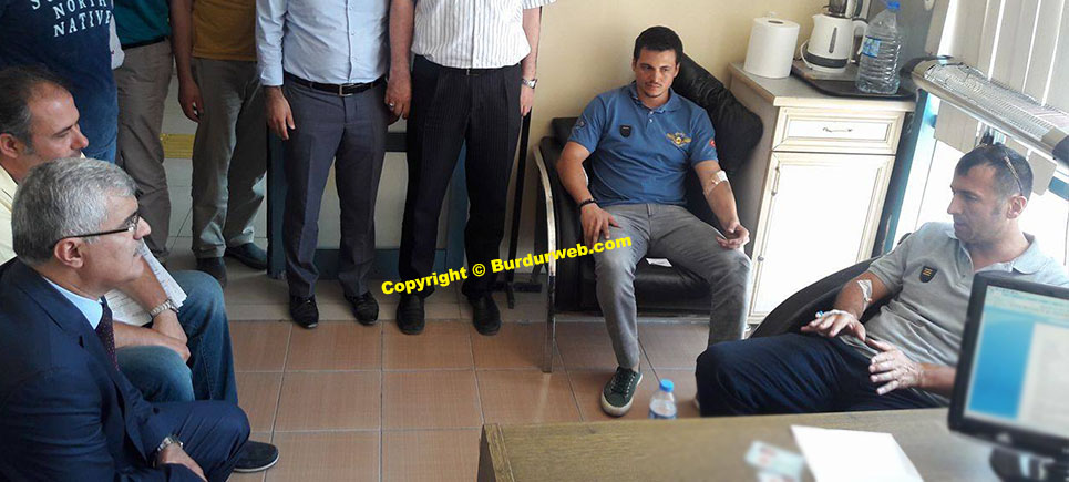 Milletvekili Özçelik’ten pilotlara ziyaret