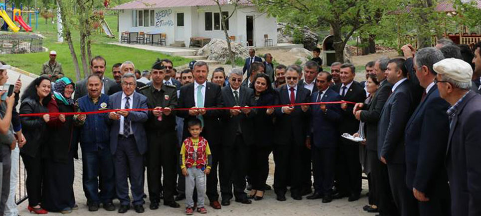 Altınyayla’da ismi anlamlı park açıldı
