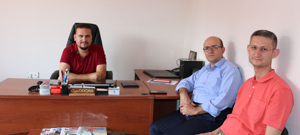 Rektör Adem Korkmaz’dan Burdurweb’e ziyaret