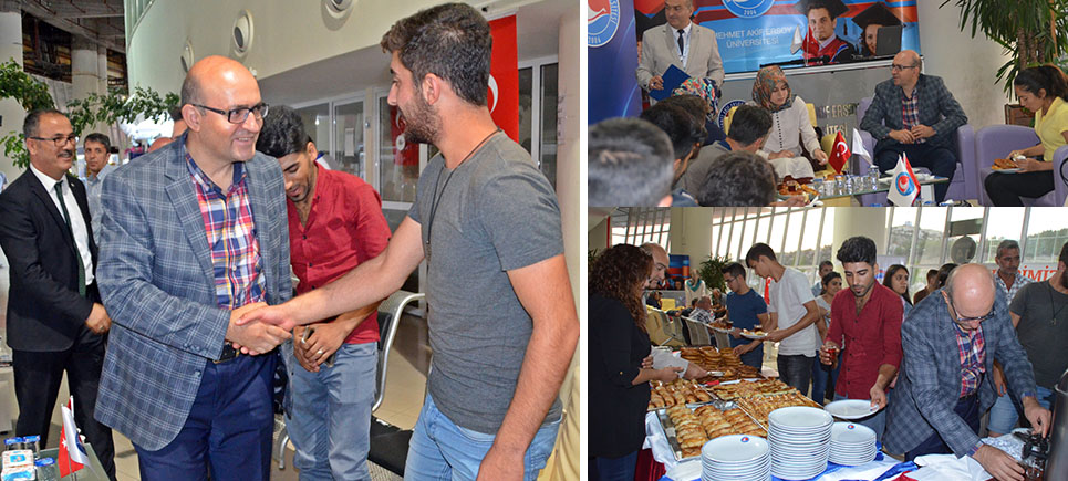 Rektör Korkmaz’dan VİP karşılama