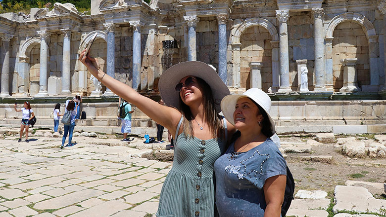 İmparatorların şehri Sagalassos’a ziyaretçi akını