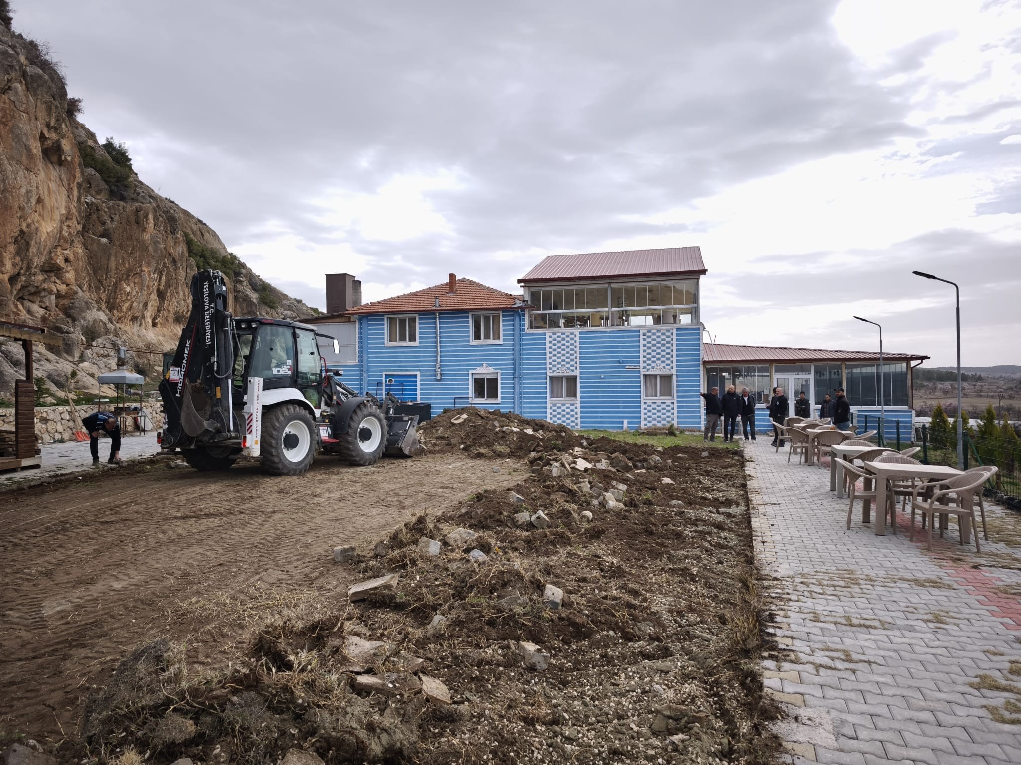 Salda Gölü manzaralı kır düğün salonu yapılıyor!