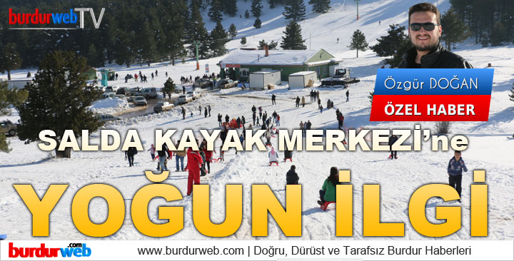 Salda Kayak Merkezi’ne Yoğun İlgi