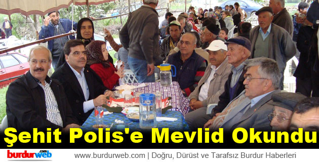 Şehit Polis’e Mevlid Okundu