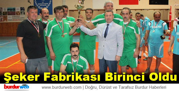 Şeker Fabrikası Birinci Oldu