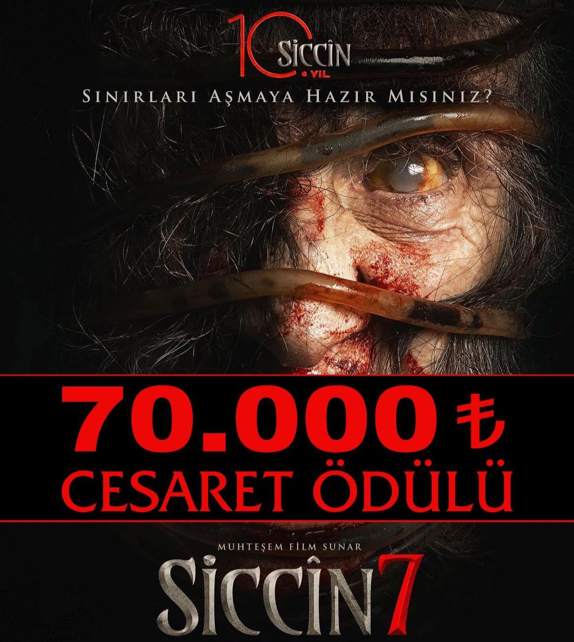 Siccin 7 Filmini İzleyene 70 Bin TL Cesaret Ödülü!
