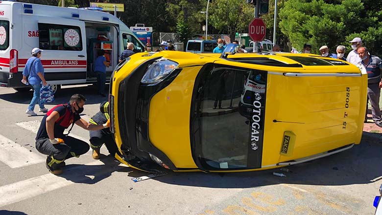 Burdur’da trafik kazası