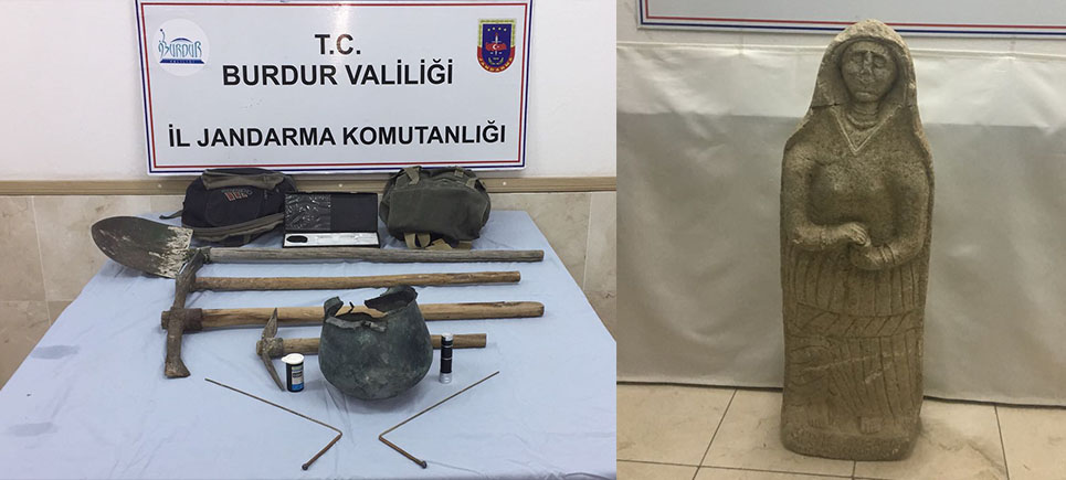 Jandarmadan kaçak kazı ve kaçakçılığa operasyon