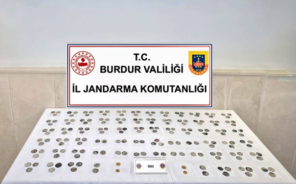Burdur’da Jandarma Ekiplerinden Tarihi Eser Kaçakçılığı Operasyonu