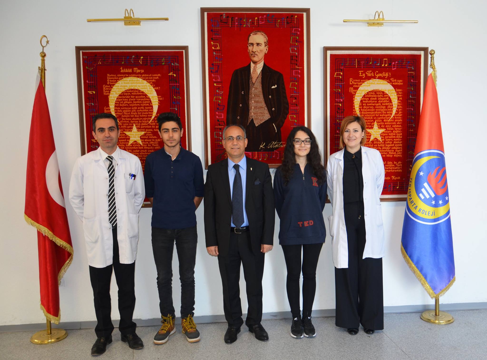 TED Isparta Koleji öğrencilerinden TUBİTAK başarısı