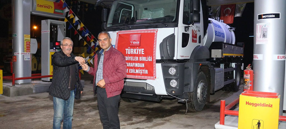 Tefenni Belediyesi’ne Vidanjör hibesi