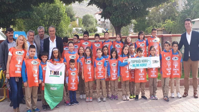 İlkokul öğrencileri TEMA gönüllüsü oldu