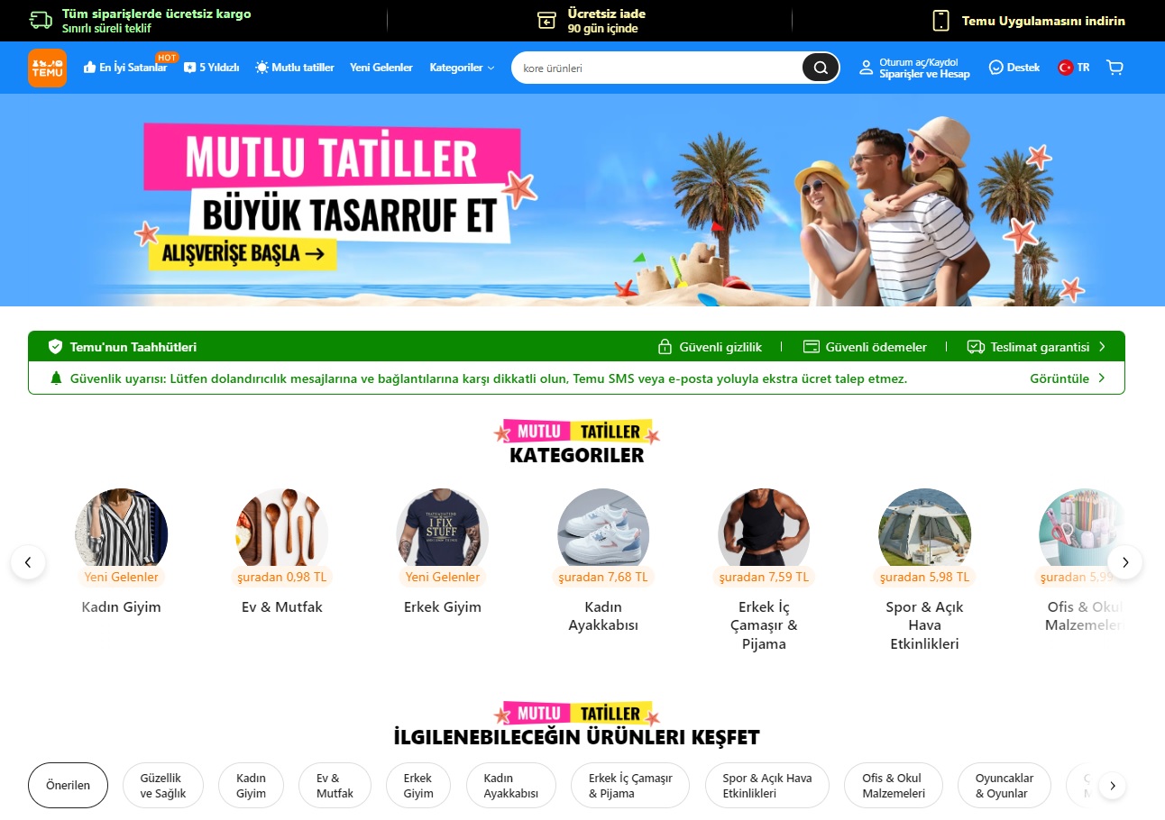 Temu’dan Alışveriş Yapanlara Gümrük Şoku