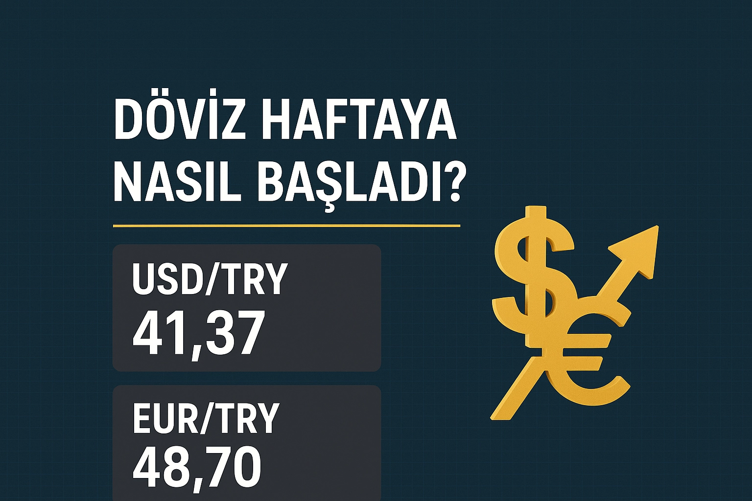 Döviz Haftaya Nasıl Başladı? USD/TRY ve Euro/TL’de Kritik Seviyeler, Gelecek Beklentileri