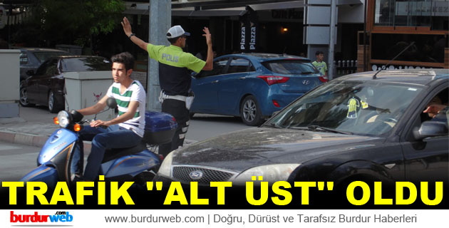 Trafik ”Alt Üst” Oldu