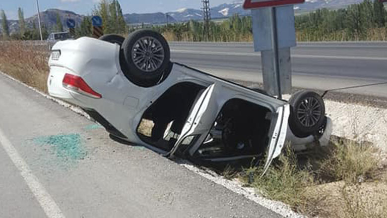 Burdur yolunda trafik kazası