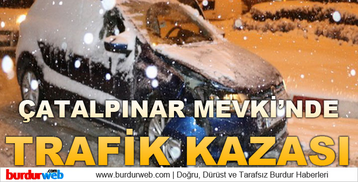 Çatalpınar Mevki’nde Trafik Kazası