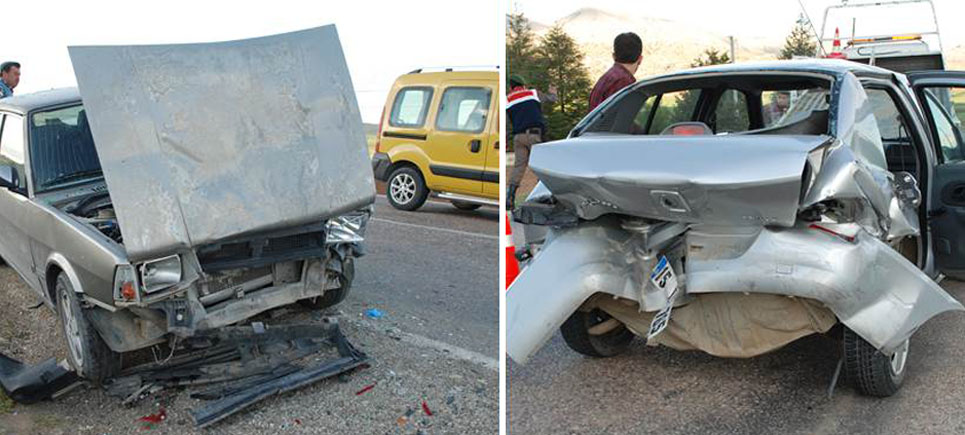 Yeşilova’da Trafik Kazası: 2 Yaralı