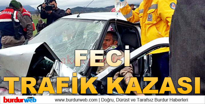 Bucak’ta Trafik Kazası