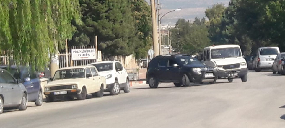 Burdur eski Antalya caddesinde trafik kazası
