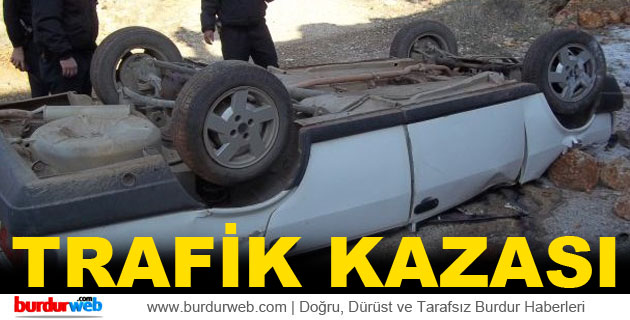 Burdur’da Trafik Kazası