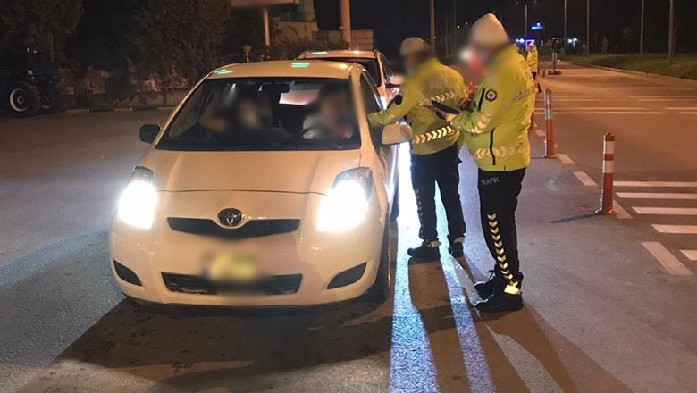 21 Araç trafikten men edildi