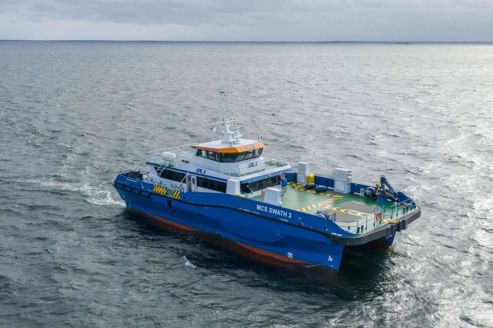 Työvene, Hibrit Destekli SWATH CTV Gemisini Teslim Etti