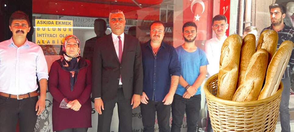 Ülkü Ocaklarından askıda ekmek kampanyası
