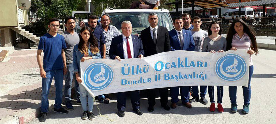 Burdur Ülkü Ocaklarından Kerkük Türklerine yardım eli