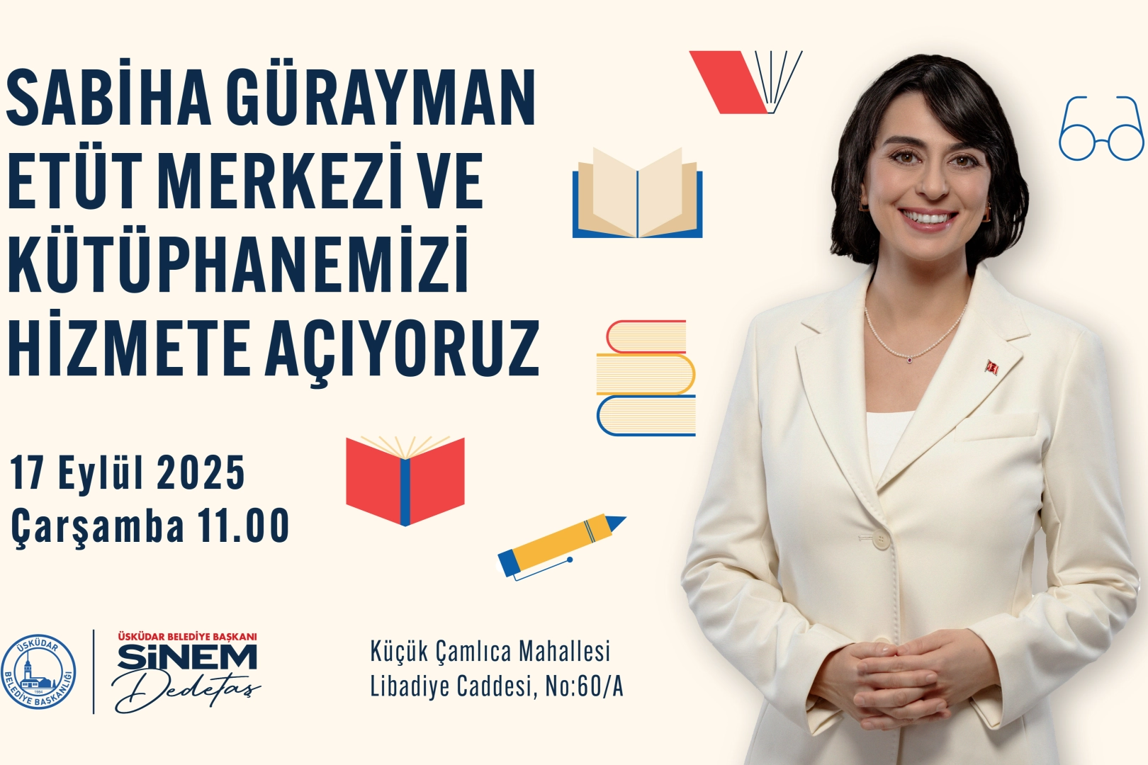 Üsküdar’da ‘Sabiha Gürayman Etüt Merkezi ve Kütüphanesi’ Açılıyor