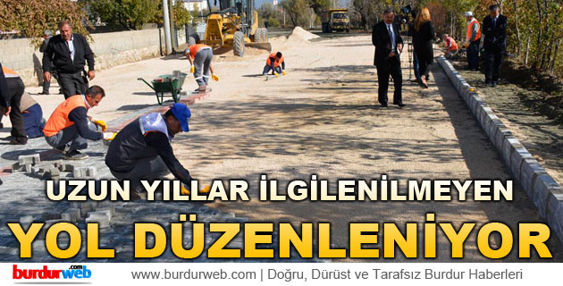 Uzun Yıllar İlgilenilmeyen Yol Düzenleniyor