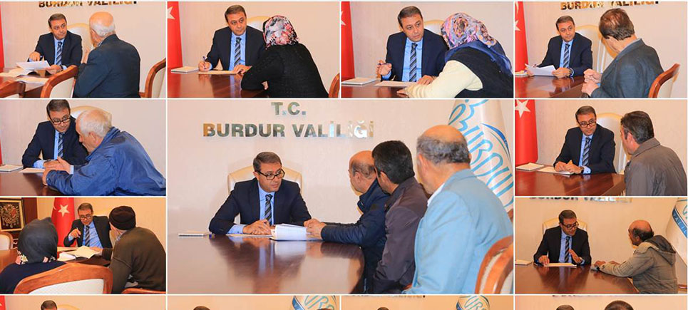 Vali Hasan Şıldak vatandaşlarla buluşuyor