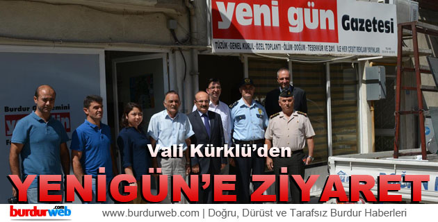 Vali Kürklü’den Yenigün Gazetesi’ne Ziyaret