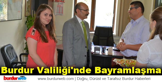 Burdur Valiliği’nde Bayramlaşma