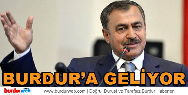 Bakan Eroğlu Burdur’a Geliyor