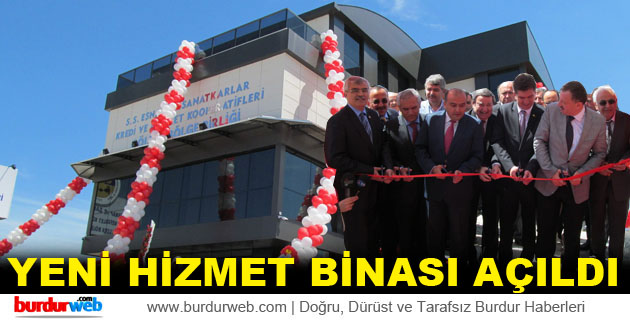 Esnaf ve Sanatkarlar Kredi ve Kefalet Kooperatifleri Göller Bölge Birliği Binası Açıldı