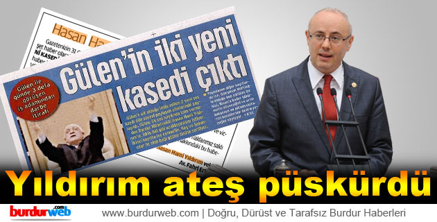 Yıldırım ateş püskürdü