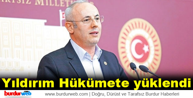 Yıldırım Hükümete yüklendi