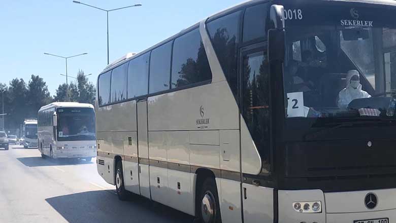 Burdur’da 275 kişi yurda yerleştirildi